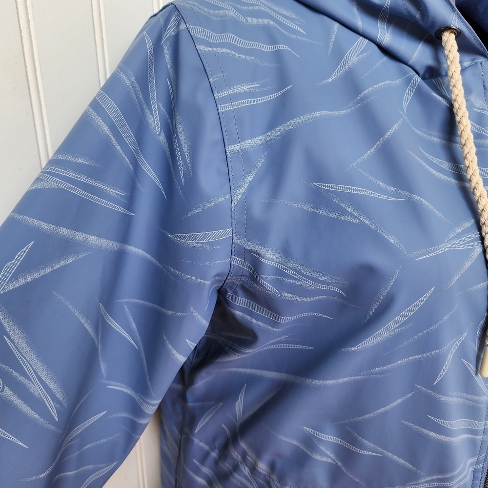 NWOT Weatherproof Vintage Women's Jacket Windbreaker Raincoat Hooded Blue M - Picture 3 of 12